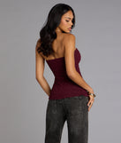 Trendy Era Sheer Mesh Tube Top