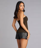 Trendy women’s tops, like the Trendy Era Sheer Mesh Tube Top, bring effortless style for fall layering, lounging, or going out.