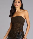 Trendy women’s tops, like the Trendy Era Sheer Mesh Tube Top, bring effortless style for fall layering, lounging, or going out.