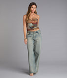 Urban Edge Abstract Tube Top
