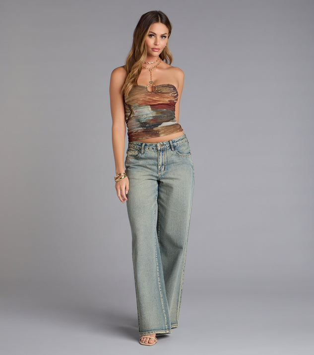 サラ　0604　★C Urban Edge Abstract Tube Top | Windsor