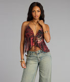 Wildly Iconic Animal Print Crop Top