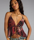 Wildly Iconic Animal Print Crop Top