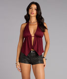 All Night Spark Rhinestone Crop Top