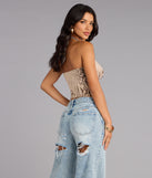 Wild Rhythm Halter Crop Top