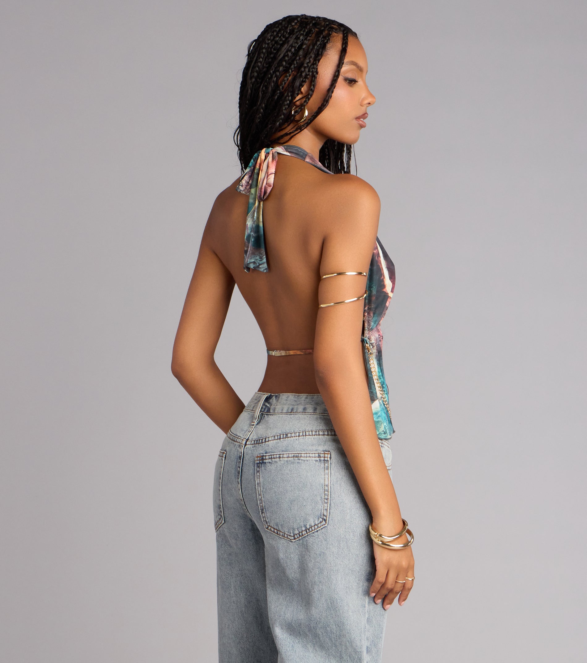 Butterfly Effect Chain Halter Top | Windsor