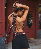 City Flirt Polka Dot Halter Top