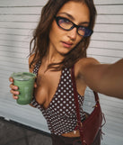 Sweet Talk Polka Dot Crop Top