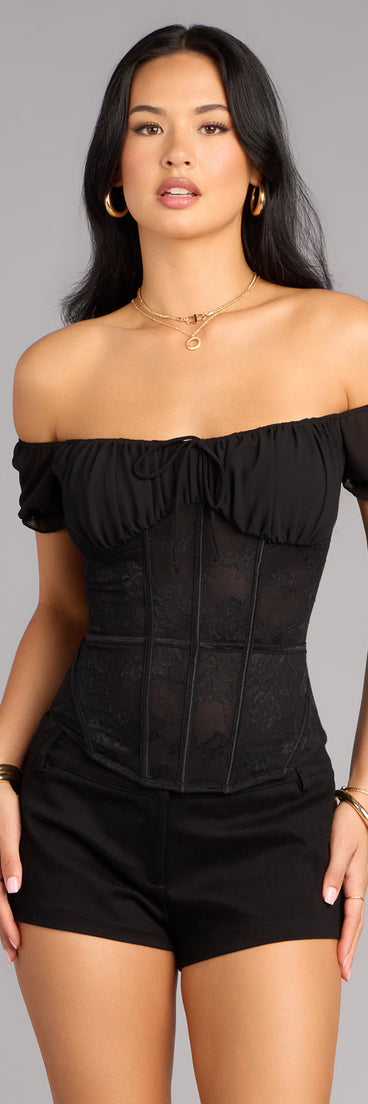 Date Night Defined Bustier Top