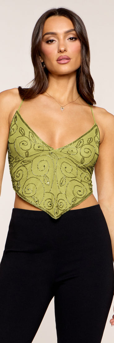 Delicate and Daring Strappy Crop Top