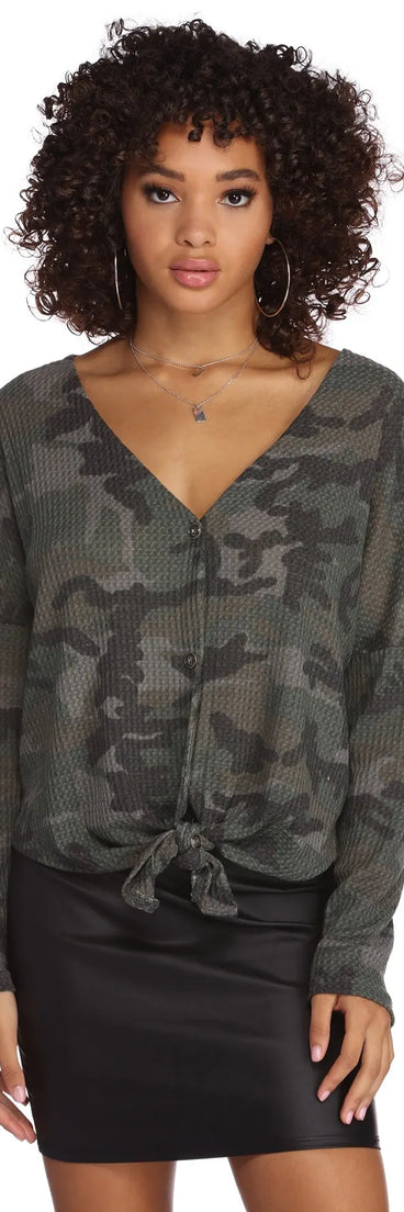 Hidden Danger Camo Top
