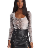 Snake It Or Leave It Bodysuit