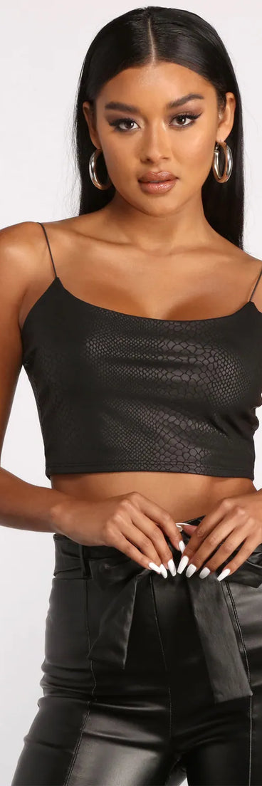 Hypnotize Me Crop Top