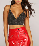 Sparks Fly Heat Stone Crop Top
