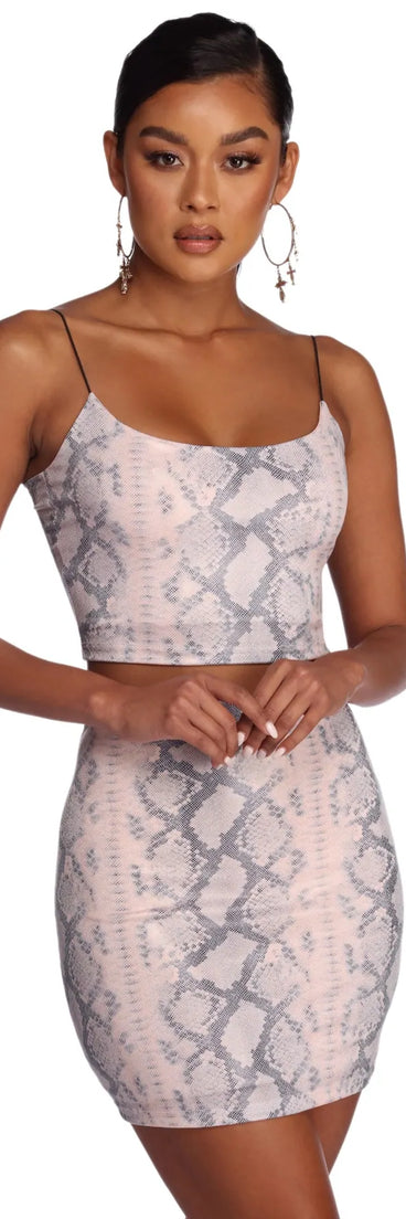 Hypnotize Me Crop Top