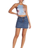 Totally Tie Dye Halter Top