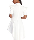 Poised In Peplum Top