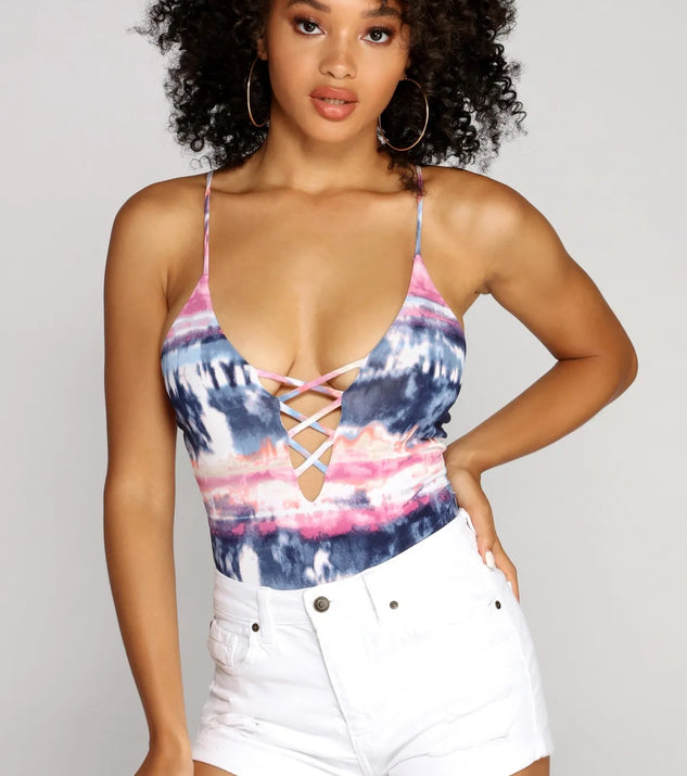 Just Groovy Tie-Dye Bodysuit