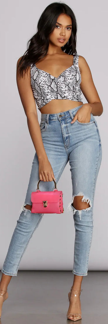 Hypnotize Me Crop Top