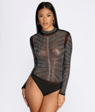On The Hunt Heat Stone Sheer Bodysuit