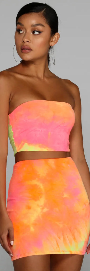 Totally Tie Dye Tube Top
