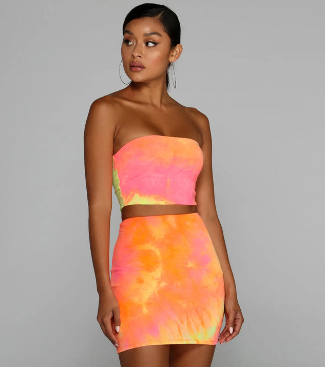 Totally Tie Dye Tube Top