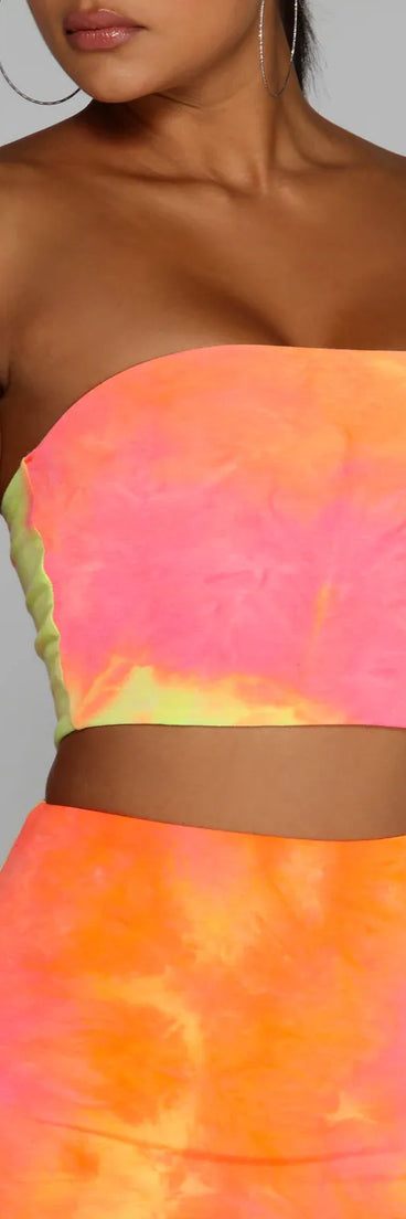 Totally Tie Dye Tube Top