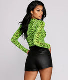 Fierce And Flashy Crop Top