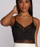 Game, Match, Inset Lace Bodysuit