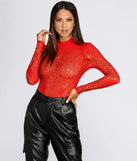 Flame On Heat Stone Bodysuit