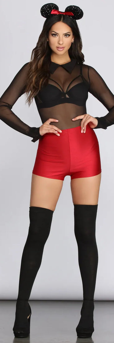 Mister Mouse Collared Bodysuit