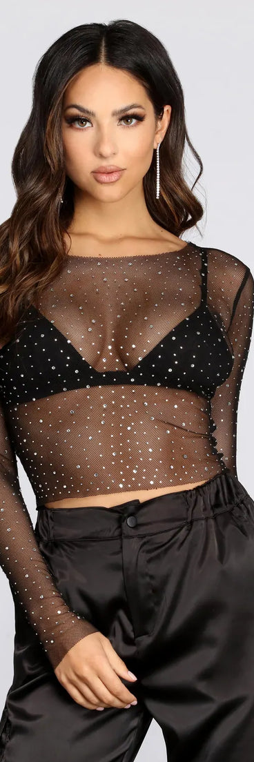 Straight Up Glam Heat Stone Top