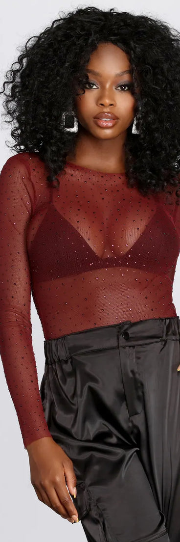 Straight Up Glam Heat Stone Top