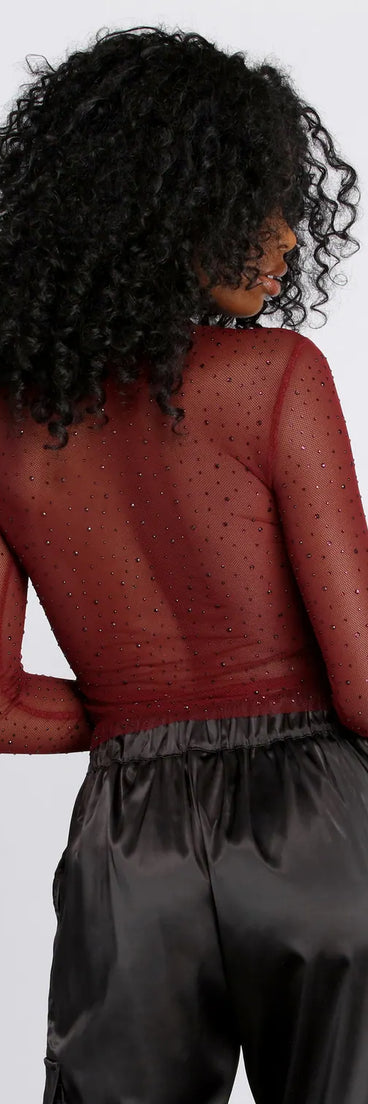 Straight Up Glam Heat Stone Top