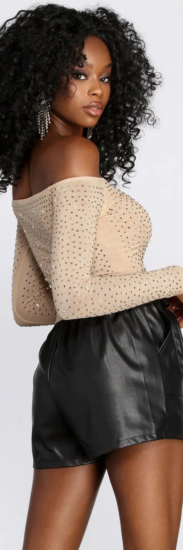 Set The Spark Heat Stone Crop Top