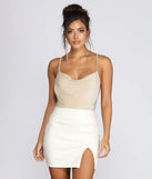 Light It Up Lurex Bodysuit