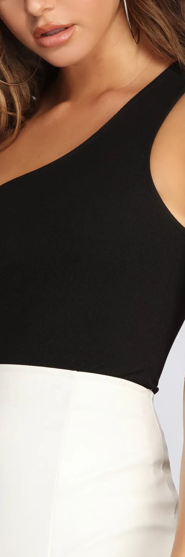 Shake It Off-Shoulder Bodysuit