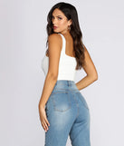 Square Neck Tank Bodysuit