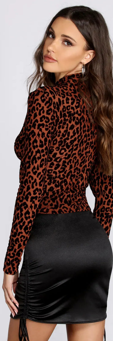 Wild Instincts Leopard Top