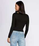 Simply Stylish Wrap Front Top