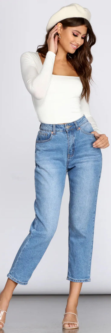 Basic Babe Scoop Top