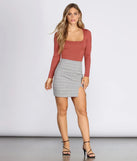 Basic Babe Scoop Top