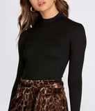 Mock Neck Basic Bodysuit