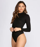 Mock Neck Basic Bodysuit