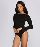 Boat Neck Basic Bodysuit