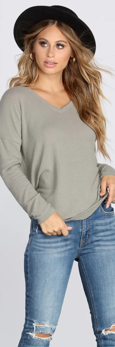In My Feels Fuzzy Sweater