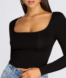 Basic Babe Scoop Top