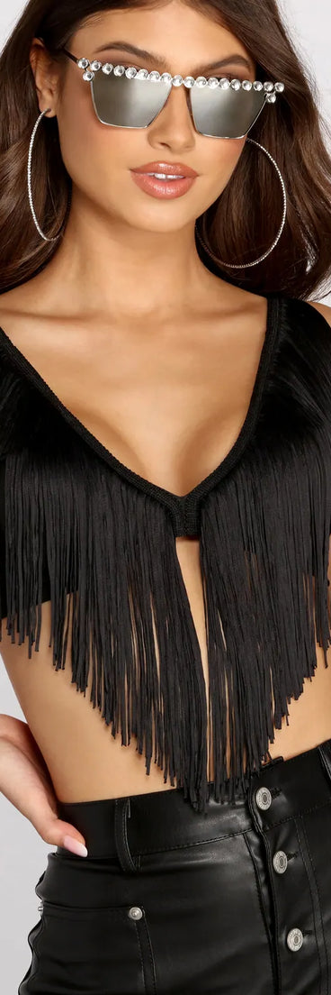 Forever Fringe Crop Top