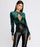 That's A Look Velvet Bodysuit