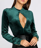 That's A Look Velvet Bodysuit